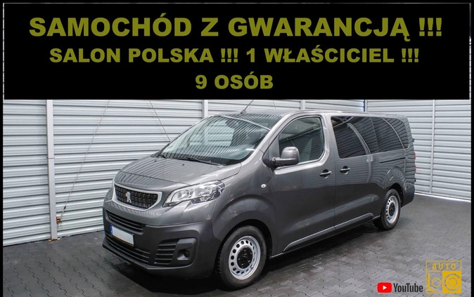 Peugeot Traveller cena 89888 przebieg: 136000, rok produkcji 2019 z Pniewy małe 277